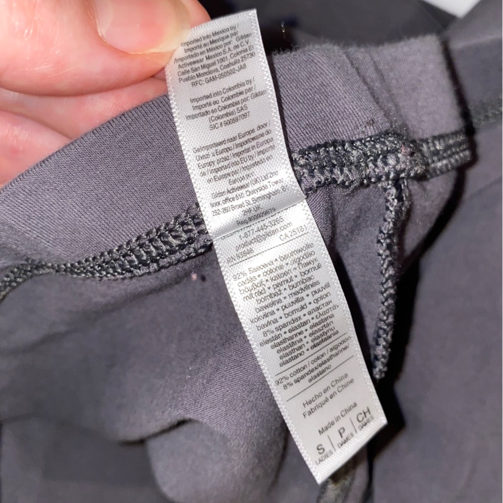 American Apparel Cotton Spandex Collection Grey Leggings - Picture 6 of 6